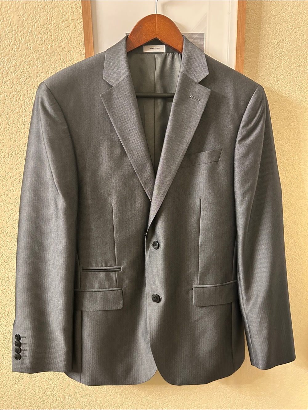 J.Ferrar Blazer men’s 40R Slim fit 2 Bottom suit jacket coat